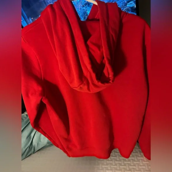 Red Nike hoodie - Picture 2 of 2